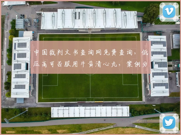 中国裁判文书查询网免费查询，低压高可否服用牛黄清心丸，案例分析3则，必看